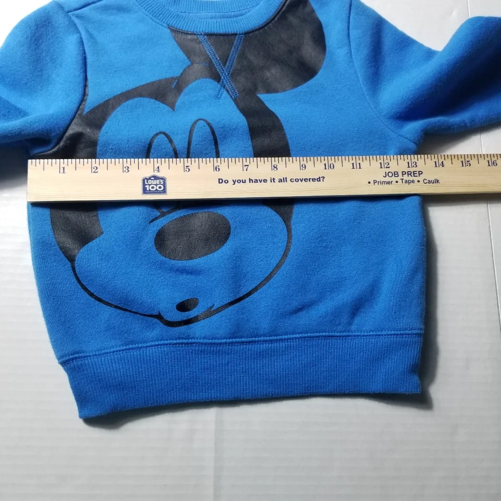 DISNEY SPOTTED ZEBRA KIDS MICKEY MOUSE BLUE AND BLACK SIZE 2T